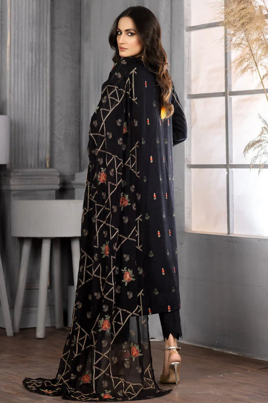 MILLI BLUSH  DK-35 : Embroidered Lawn 3pc