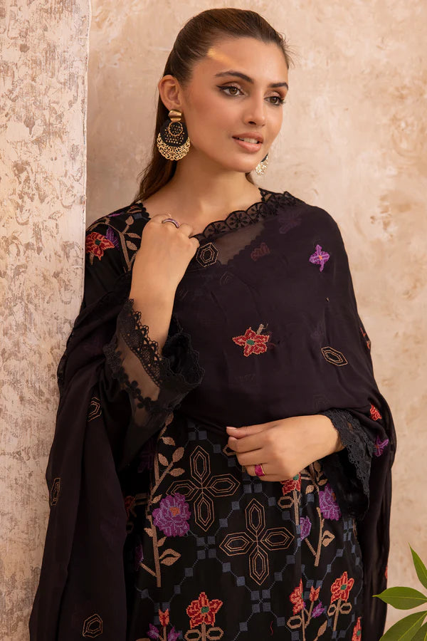 MILLI BLUSH MH-07 : Embroidered Lawn 3PC