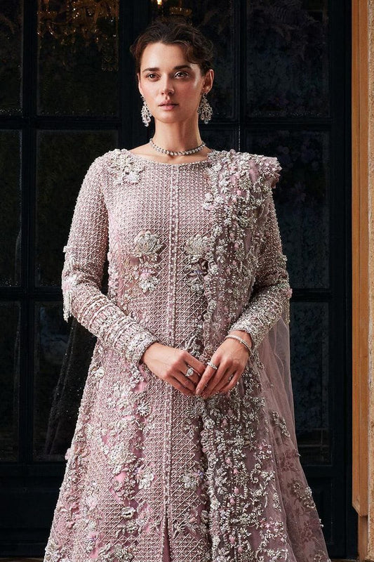 ink Perfection: Intricately Embroidered Formal Dress