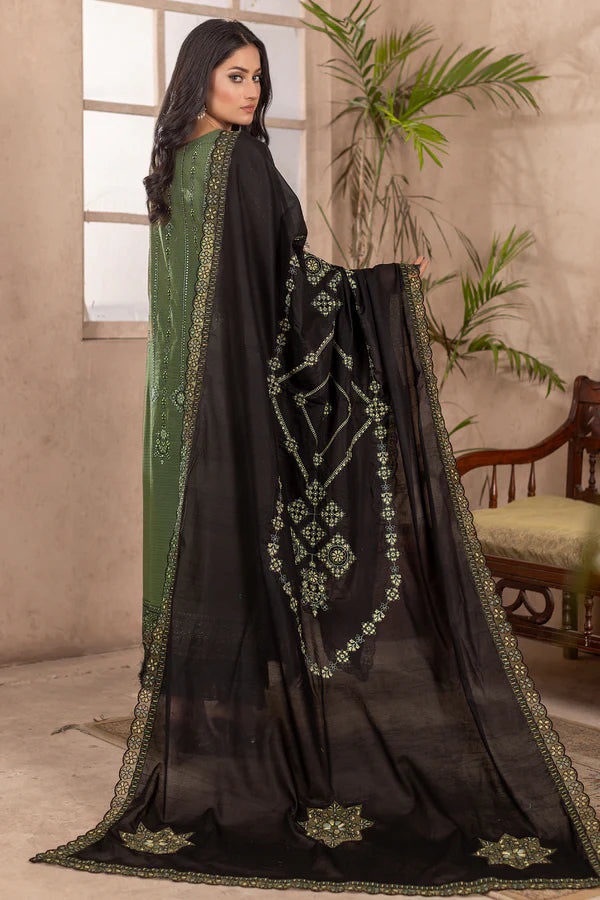 MILLI BLUSH D-38 : Embroidered Doria Lawn 3pc