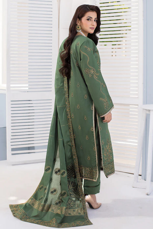 MILLI BLUSH DK-47 : Embroidered Lawn 3pc