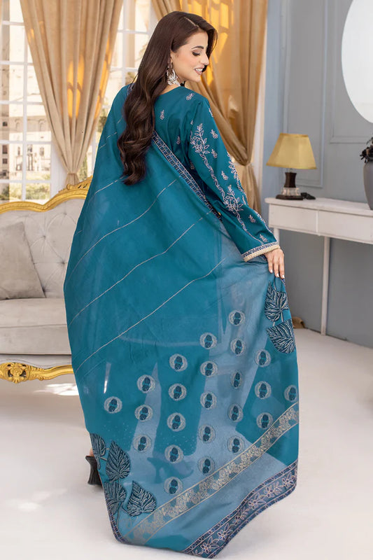 MILLI BLUSH DK-51 : Embroidered Lawn 3pc