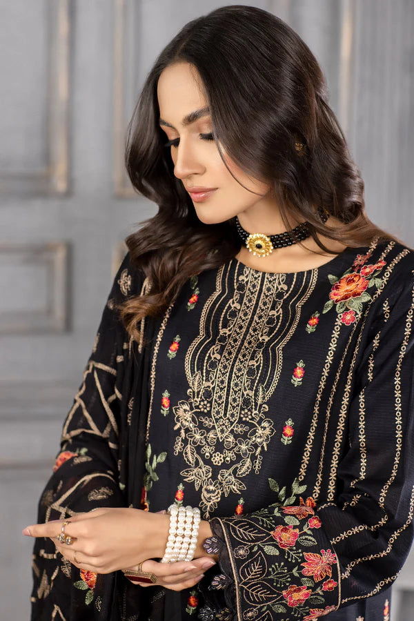MILLI BLUSH  DK-35 : Embroidered Lawn 3pc