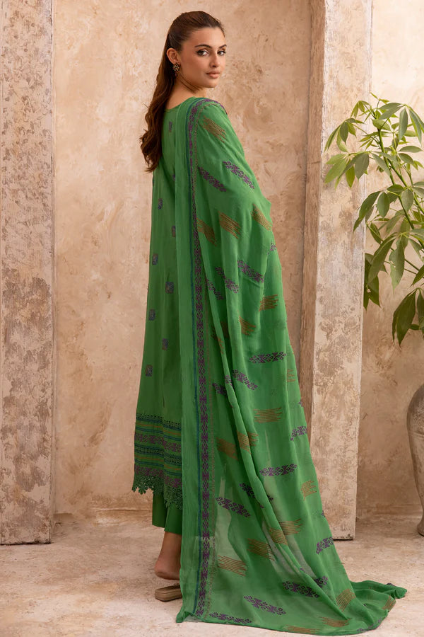 MILLI BLUSH MH-08 : Embroidered Lawn 3PC